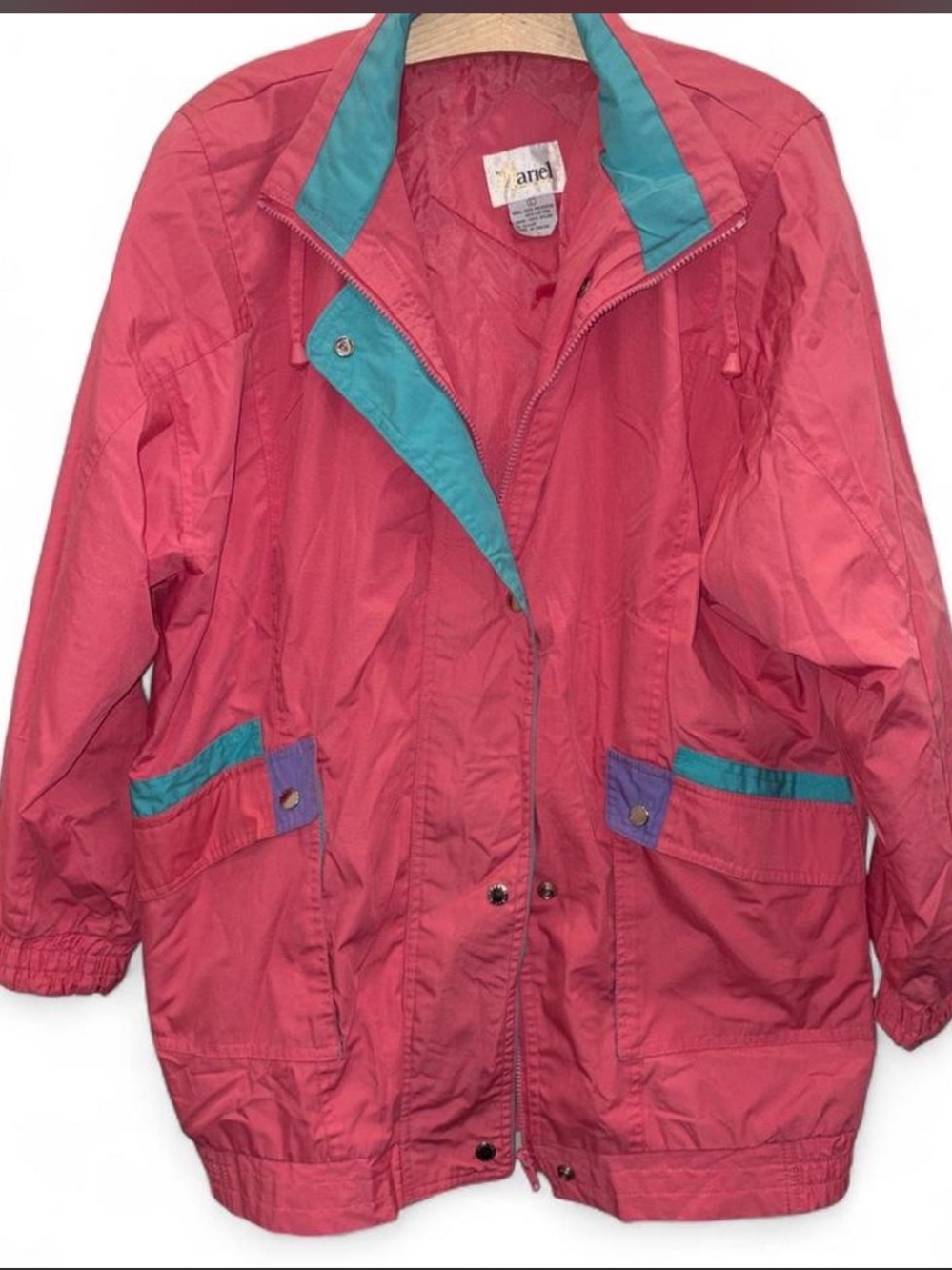 MARIEL LONG VINTAGE 90s wind breaker jacket